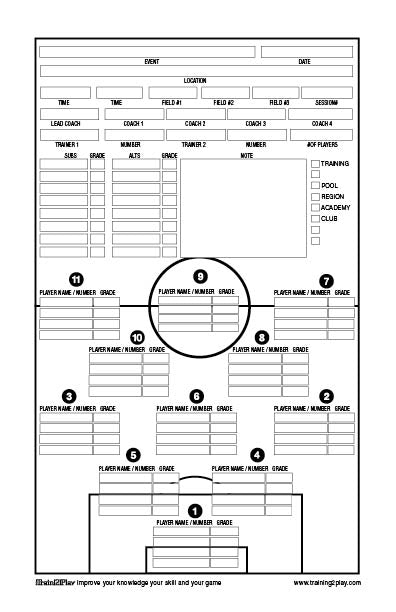 SOCCER COACHES PLANNER