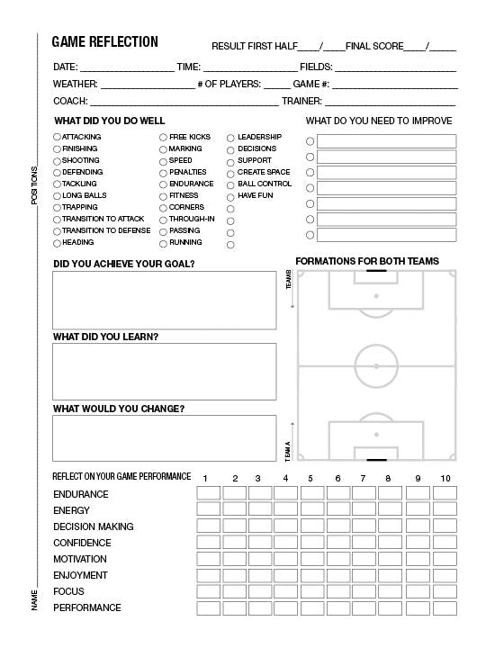 SOCCER COACHES PLANNER